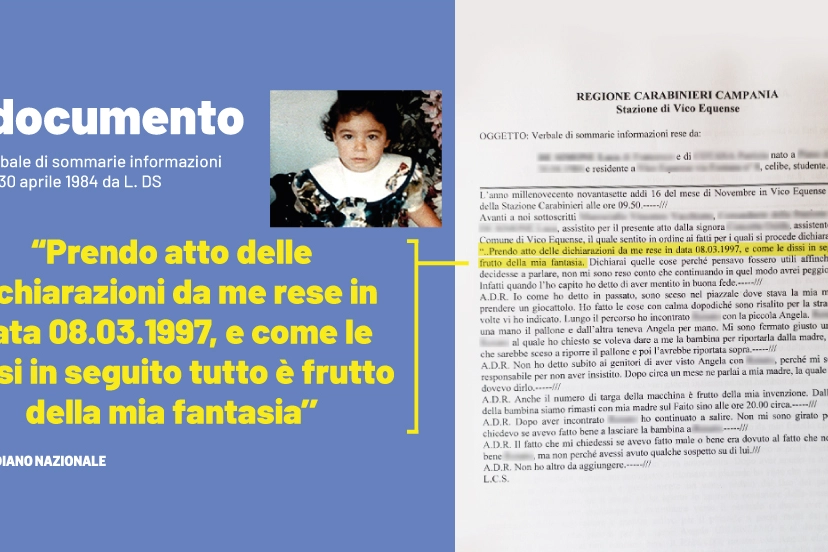 Angela Celentano, quelle contraddizioni mai sanate nelle testimonianze