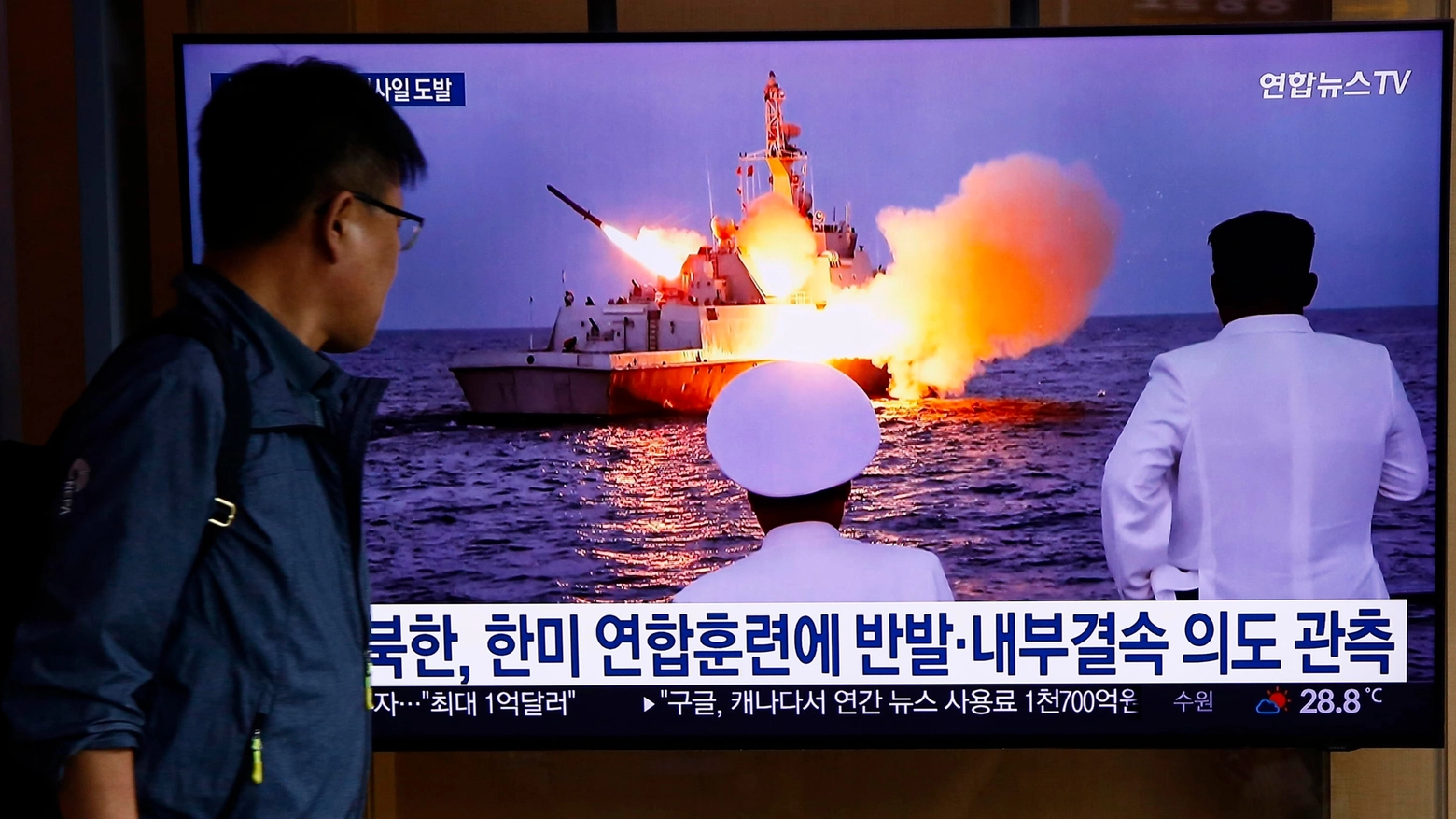 Corea del Nord, il lancio di un missile il 2 settembre scorso (Ansa)
