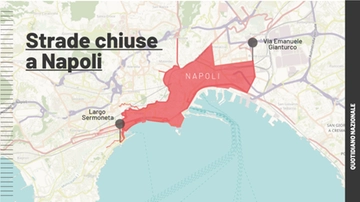 Strade chiuse a Napoli il 3 e 4 maggio: l'ordinanza del comune in Pdf. Piano per lo scudetto