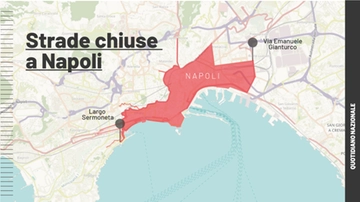 Strade chiuse a Napoli il 3 e 4 maggio: l'ordinanza del comune in Pdf. Piano per lo scudetto