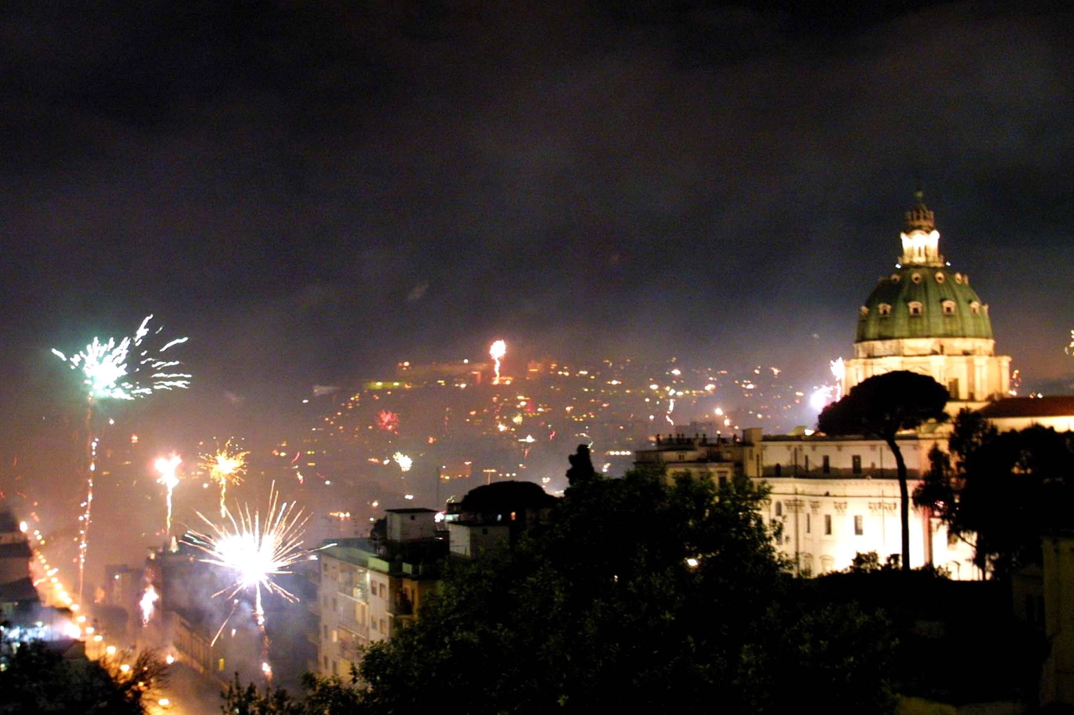 Capodanno a Napoli (foto d'archivio)