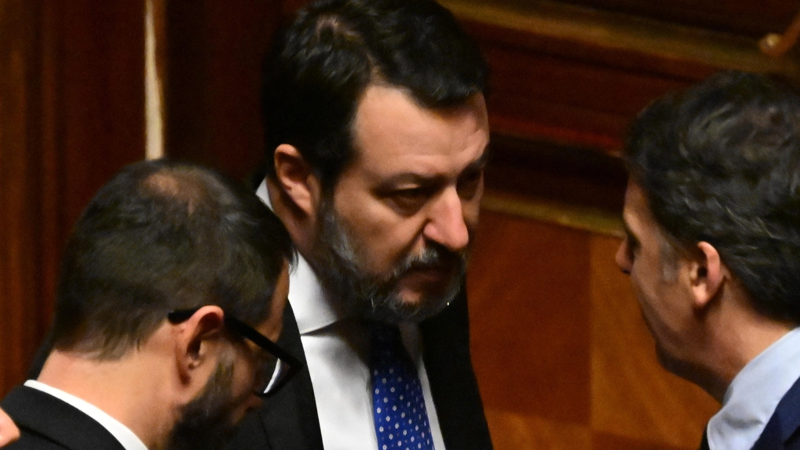 Il vicepremier e ministro Matteo Salvini (Ansa)