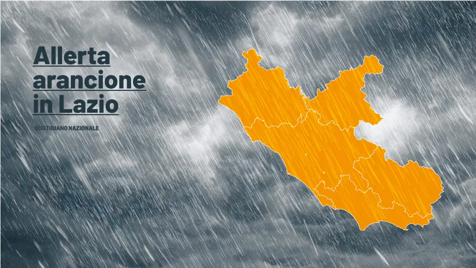 Allerta meteo Lazio: vento, temporali e mareggiate. Bollettino e mappa del maltempo