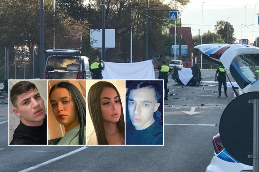 Strage a Cagliari. Nel riquadro le vittime: Alessandro Sanna, Giorgia Banchero, Najibe Lavinia Zaher e Simone Picci