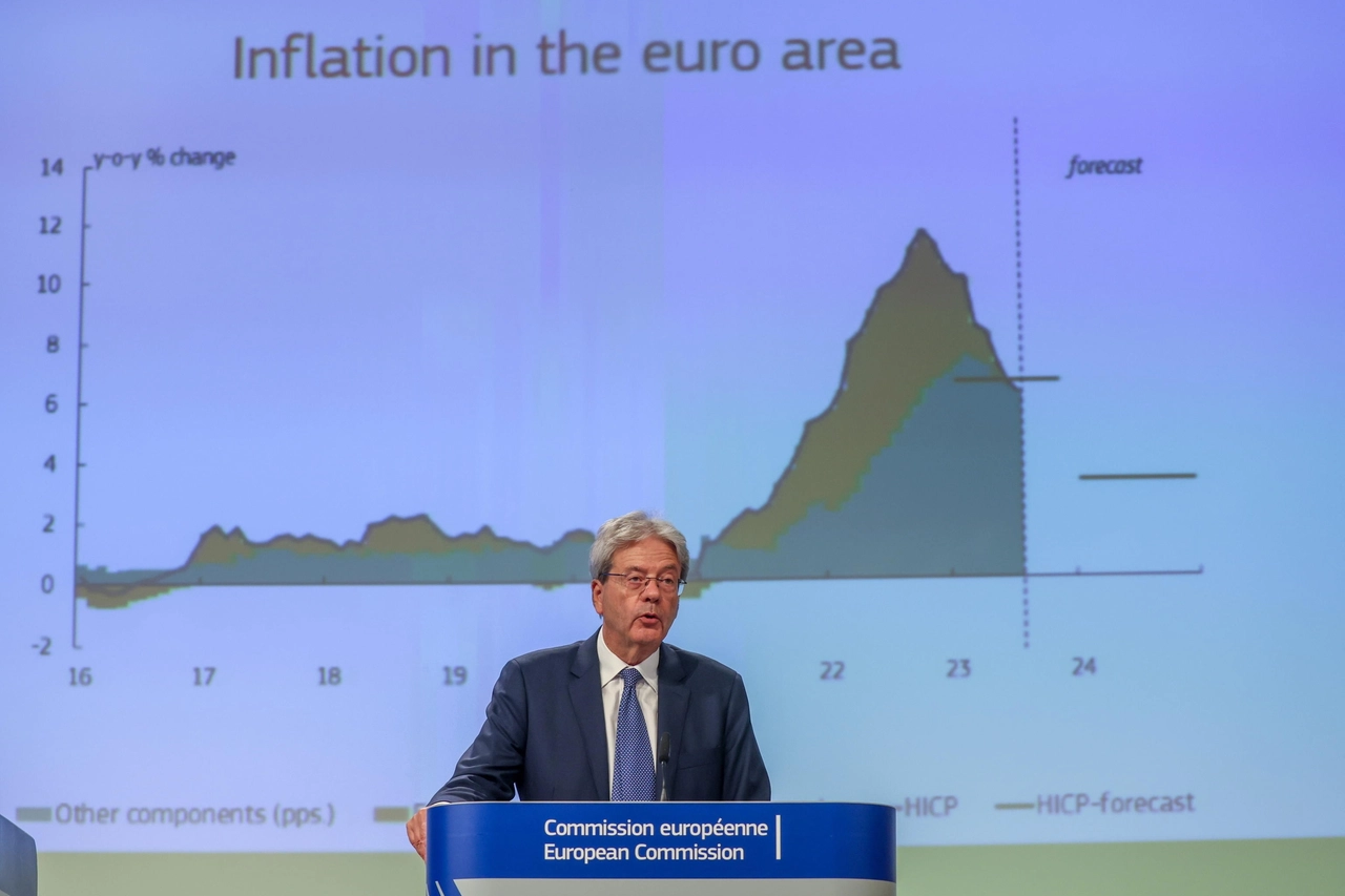 Il commissario Ue, Paolo Gentiloni