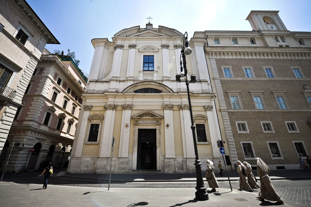 La Basilica di S. Apollinare, dove era sepolto De Pedis (ANSA)