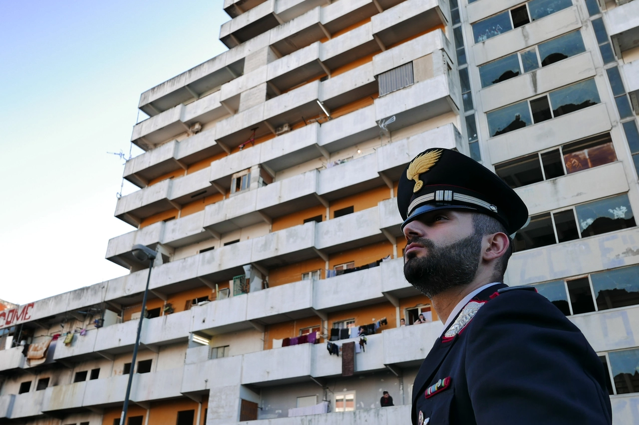 Raid di camorra alle Vele di Scampia