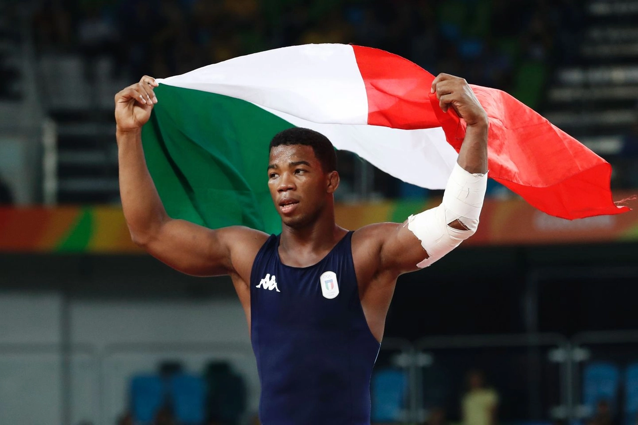 Frank Chamizo Marquez esulta dopo aver vinto il bronzo (Afp)