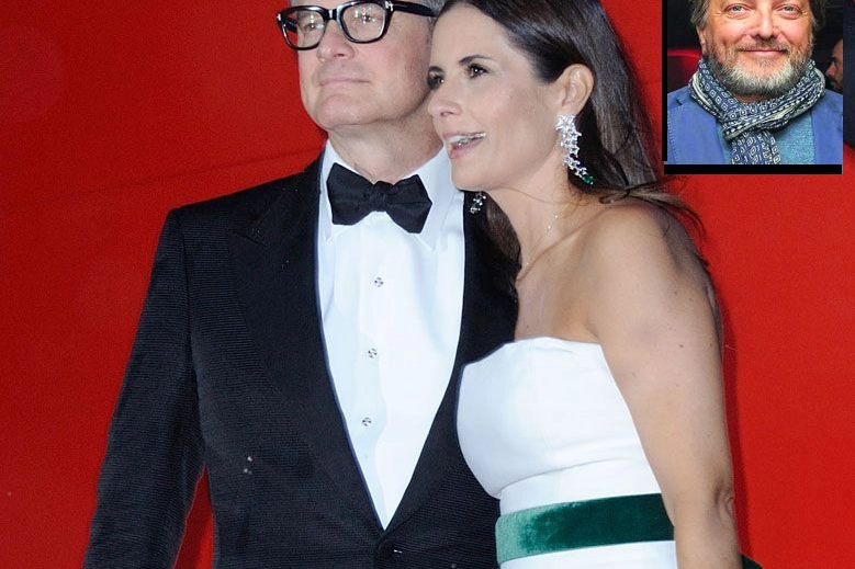 Colin e Livia Firth. Nella foto piccola, Marco Brancaccia