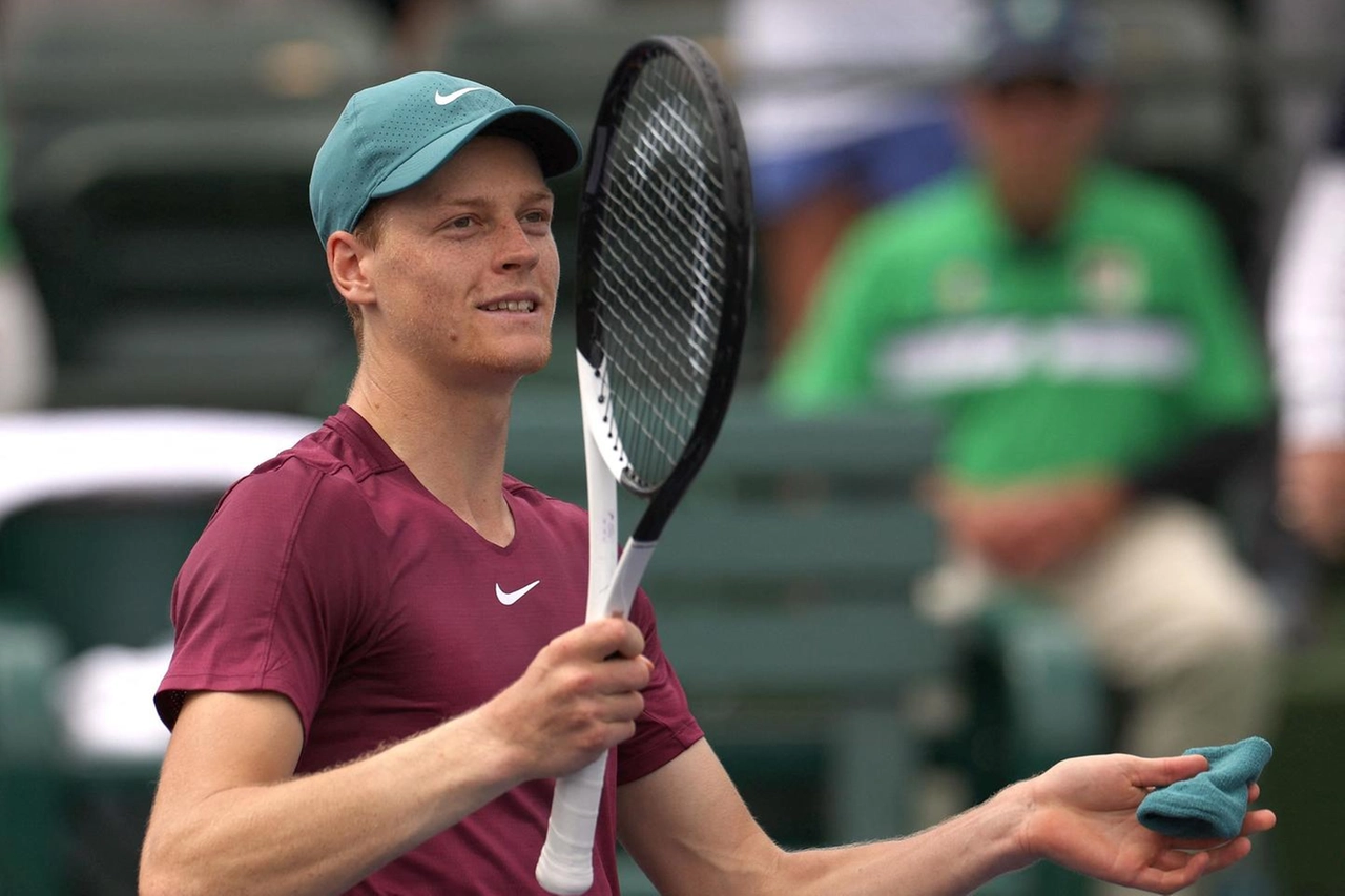 Jannik Sinner a Indian Wells (Ansa)