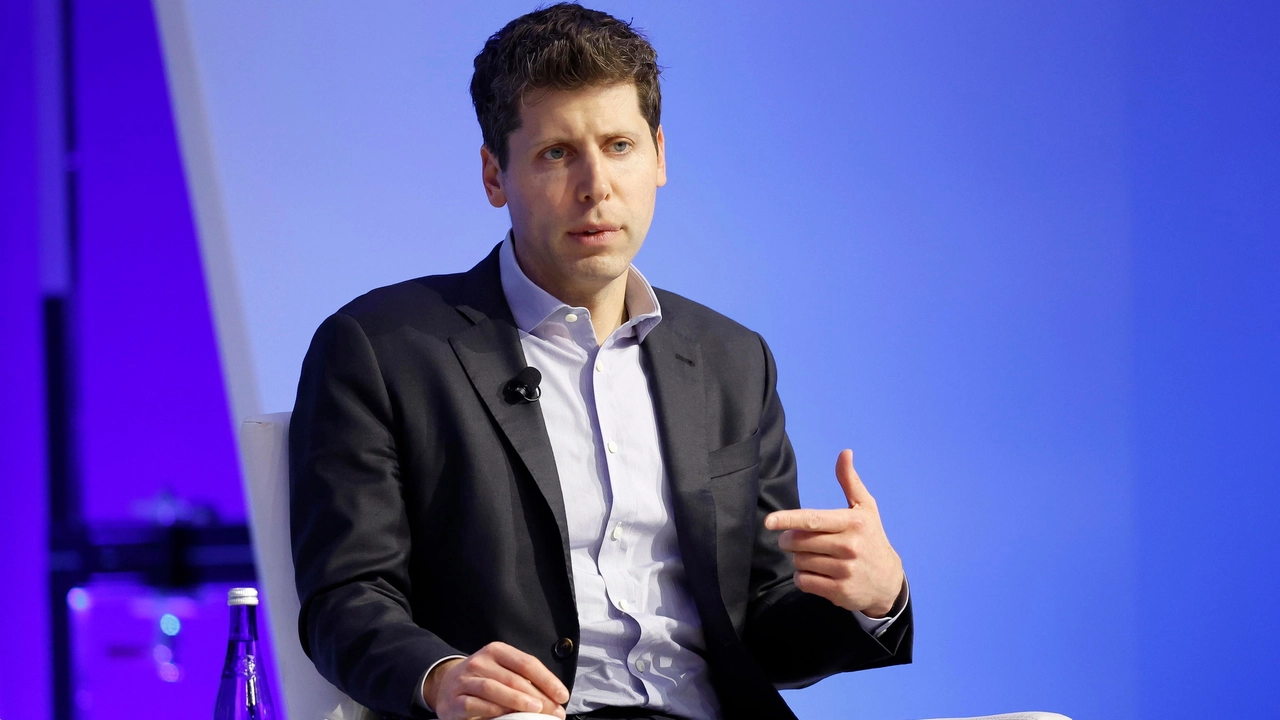 Sam Altman, co-fondatore di OpenAi (Ansa)