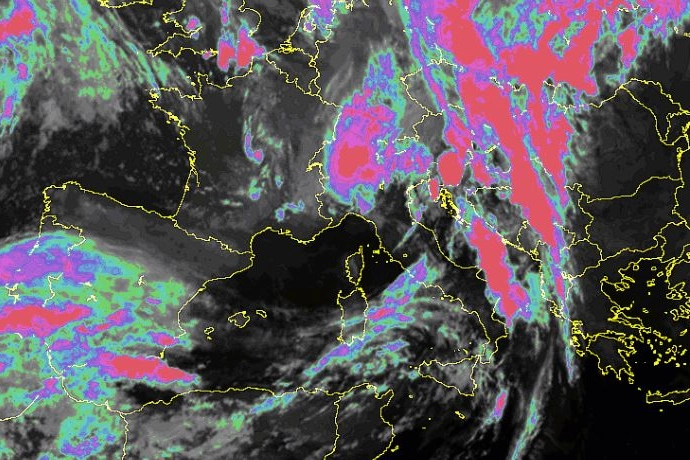 Le precipitazioni sull'Europa