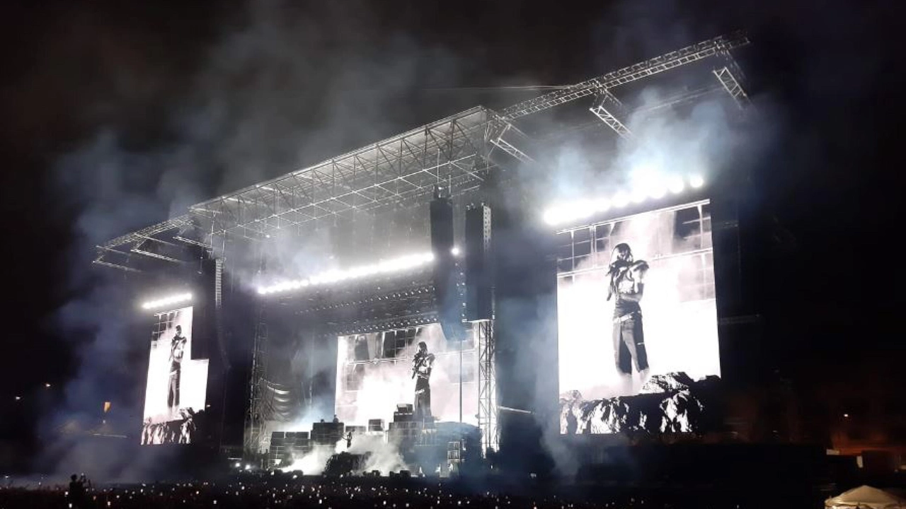 Il concerto di Travis Scott al Circo Massimo di Roma