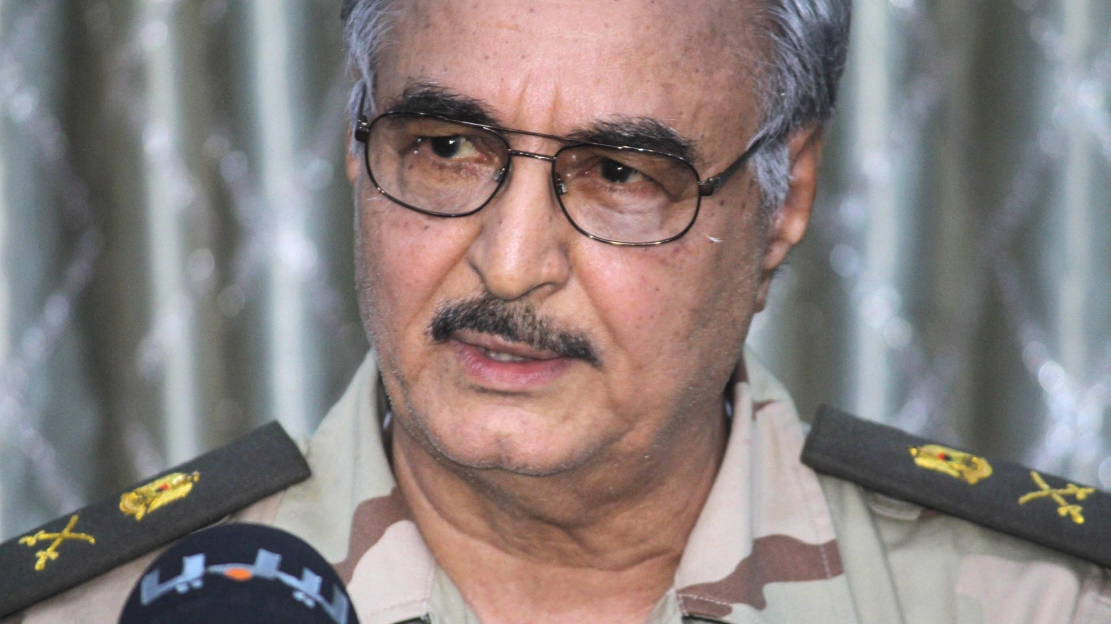 Il generale libico Khalifa Haftar (Ansa)