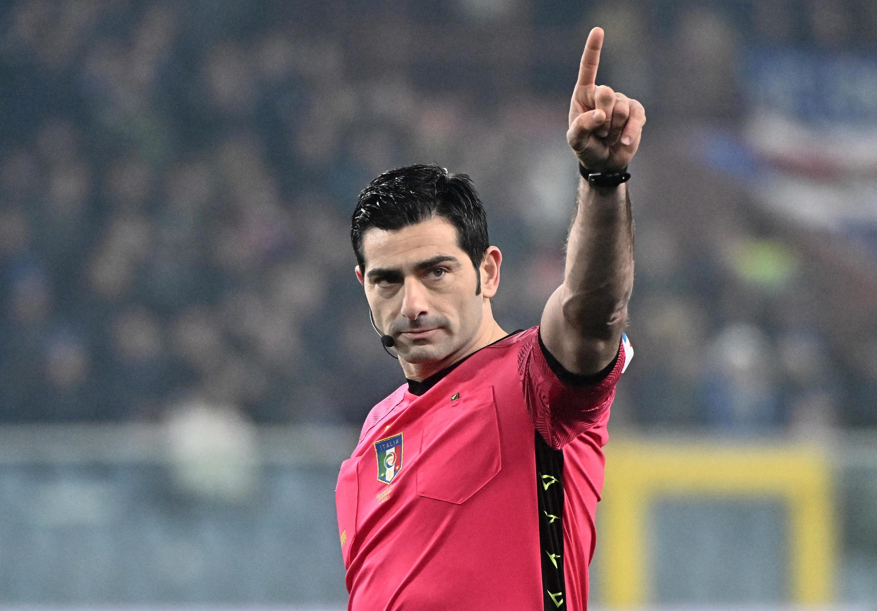 Vicenza, Italy. 06th Apr, 2022. The Referee of the match Maresca