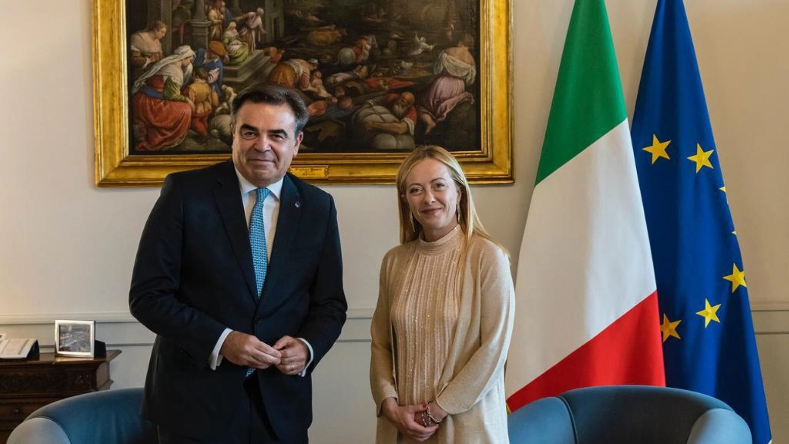 Schinas vede Meloni, 'ruolo chiave per intesa su migranti'