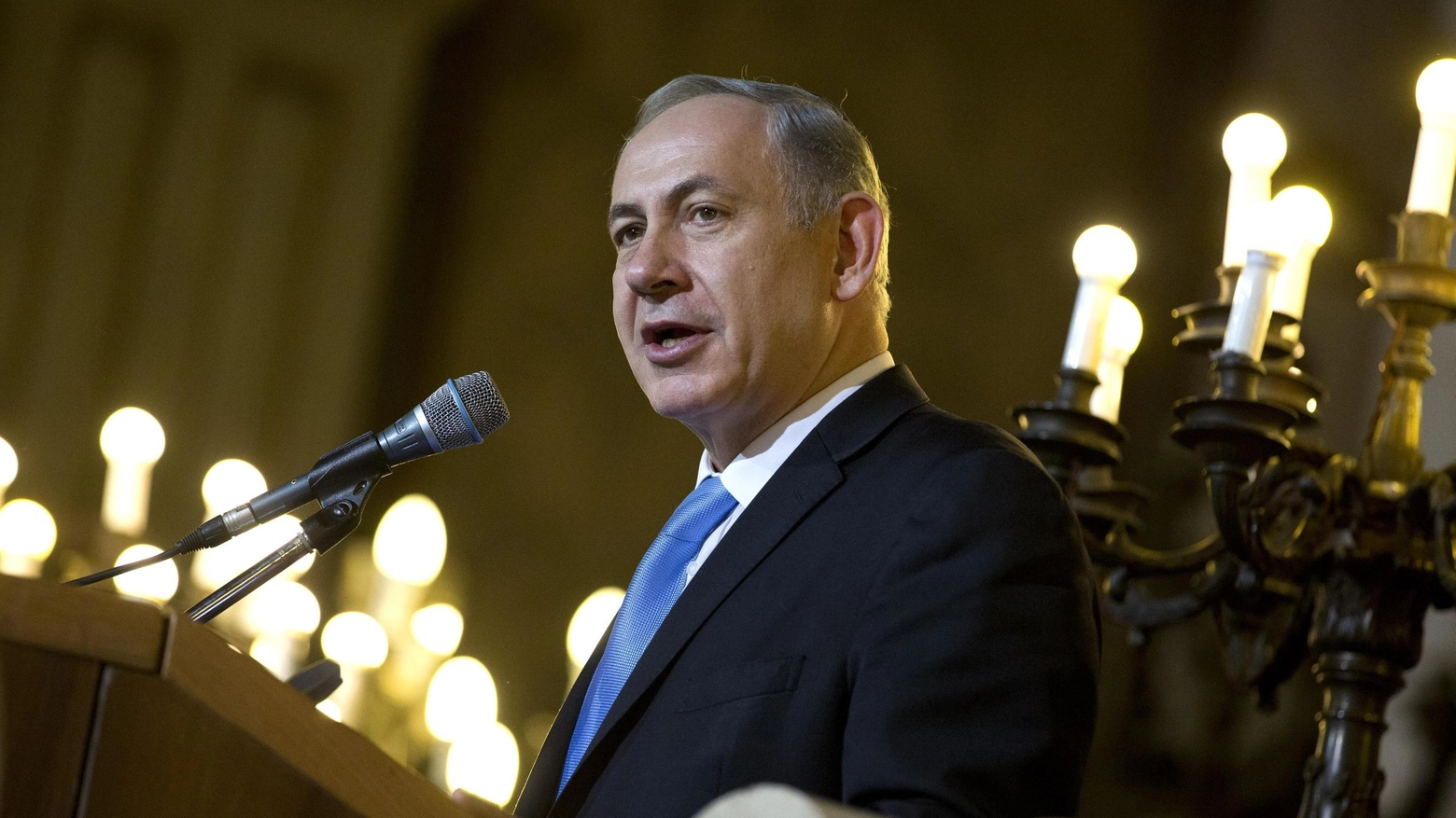Il premier israeliano Benyamin Netanyahu (Ansa)