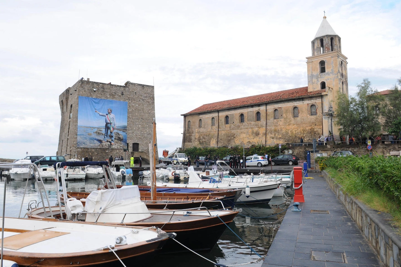 Il porto di Acciaroli, a Pollica (Salerno)