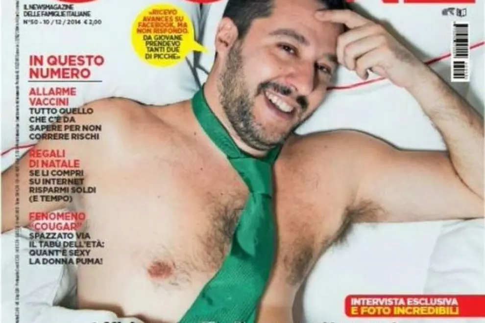 Matteo Salvini: foto "sexy" all'asta per beneficenza