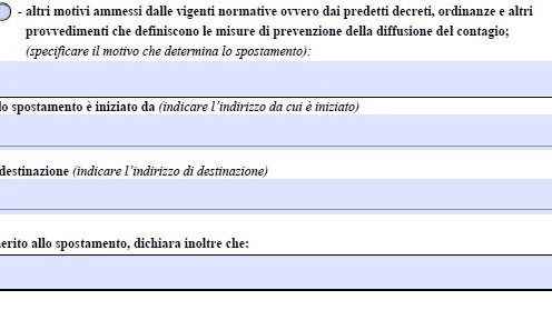 Il modello dell'autocertificazione