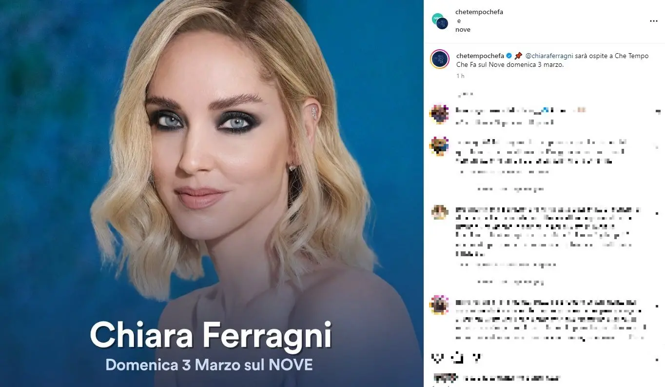 Chiara Ferragni Ospite Da Fazio: Parlerà Anche Di Fedez? La Diffida Del ...