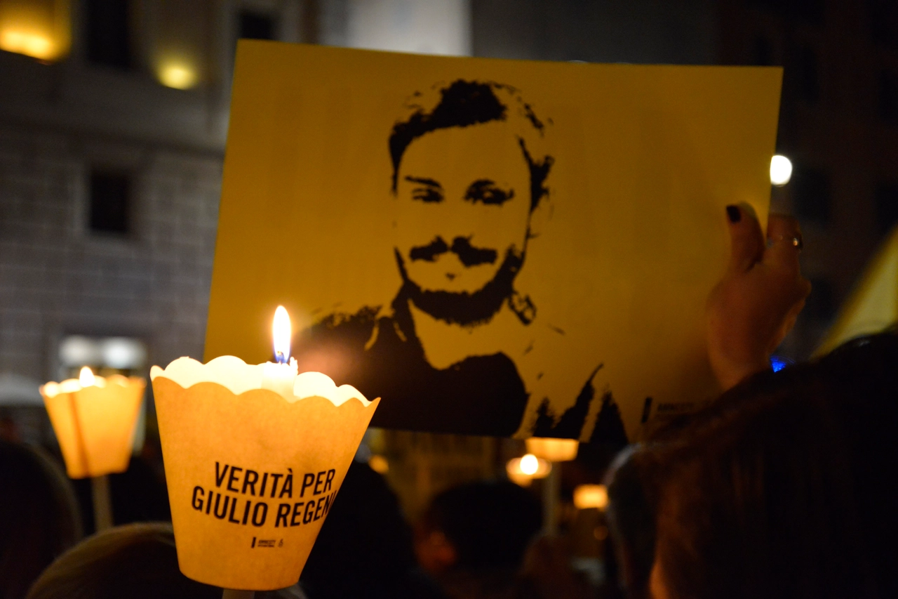 In memoria di Giulio Regeni a quattro anni dalla scomparsa (imagoeconomica)