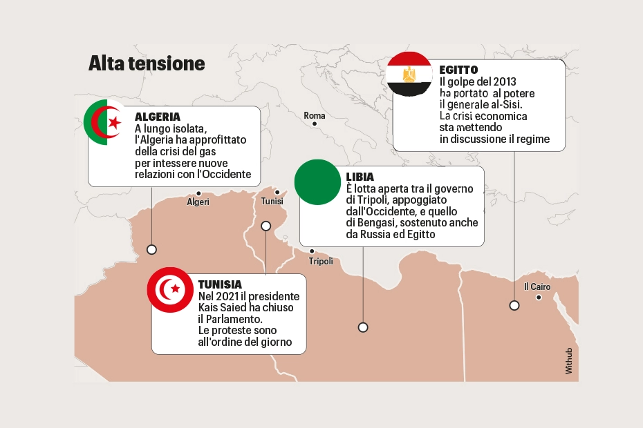 Il Nord Africa, una polveriera