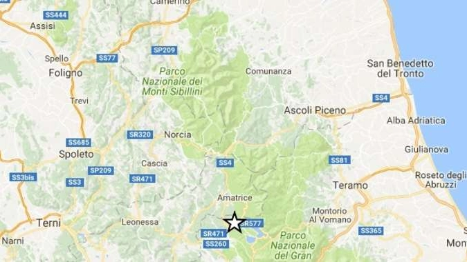 Terremoto, scossa 4.4 nell'Aquilano