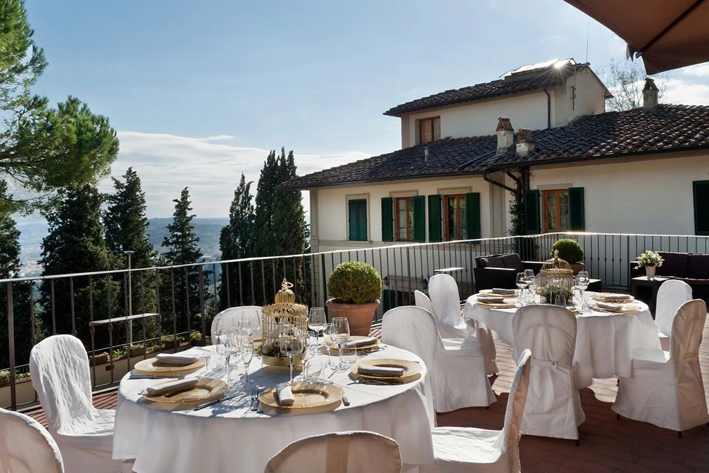 Il ristorante Serraa di Villa Fiesole