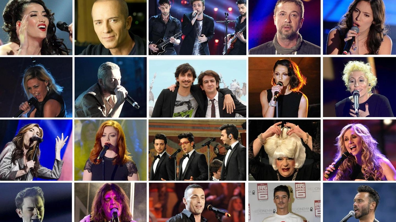 Sanremo 2015, i big in gara (Ansa)