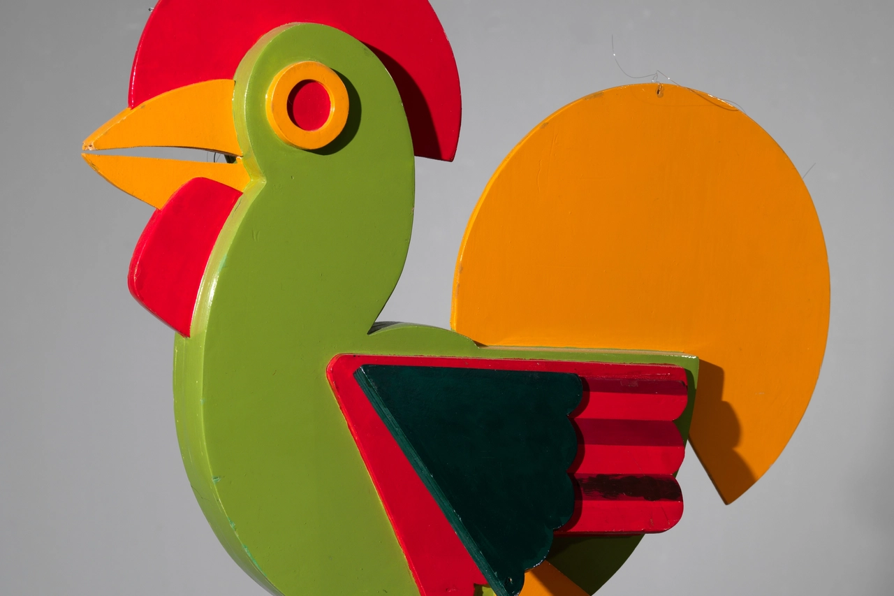 Fortunato Depero, Gallina, 1918 (ricostruzione 1980). Foto © Archivio fotografico e Mediateca Mart