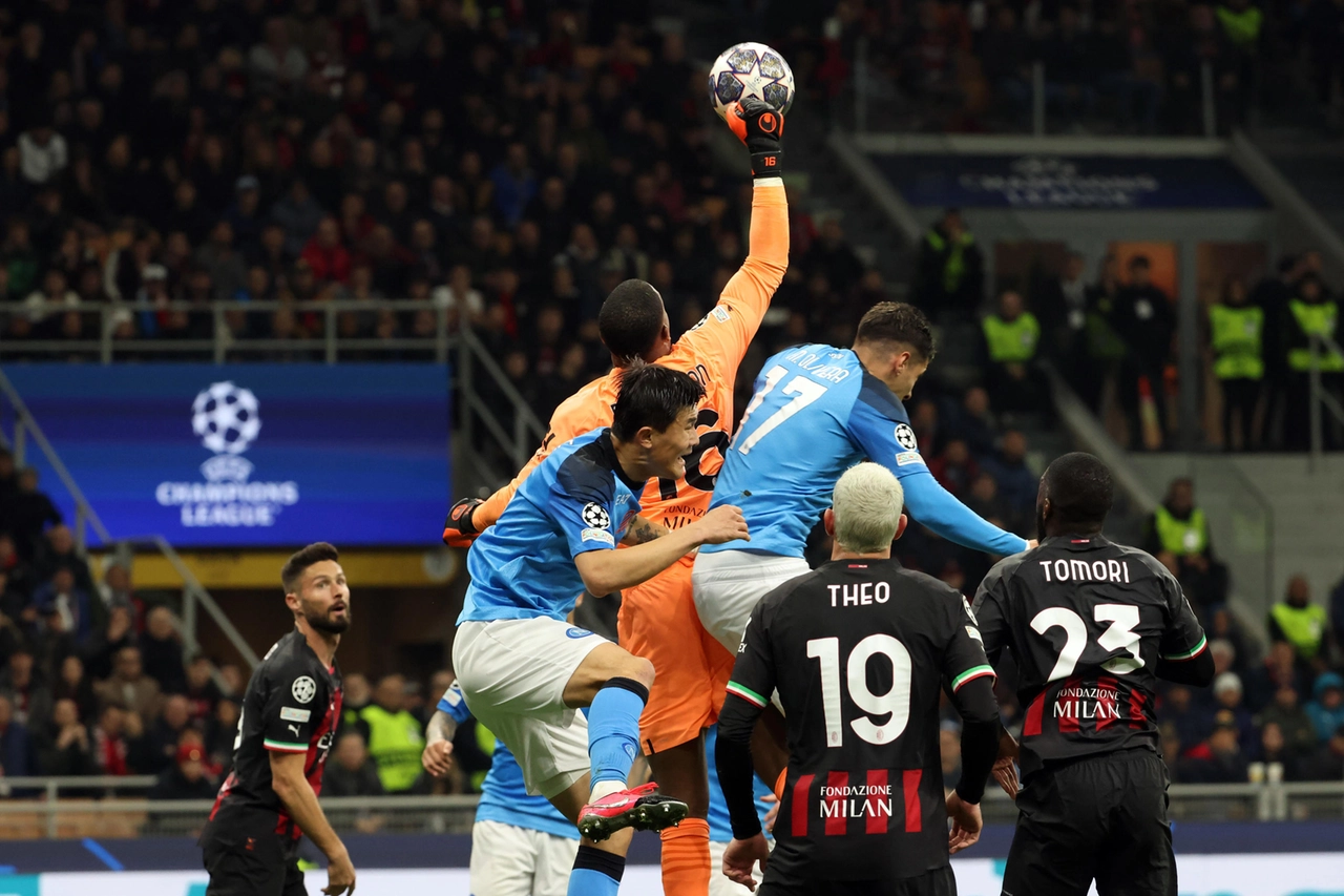 Milan-Napoli in una immagine della gara di andata