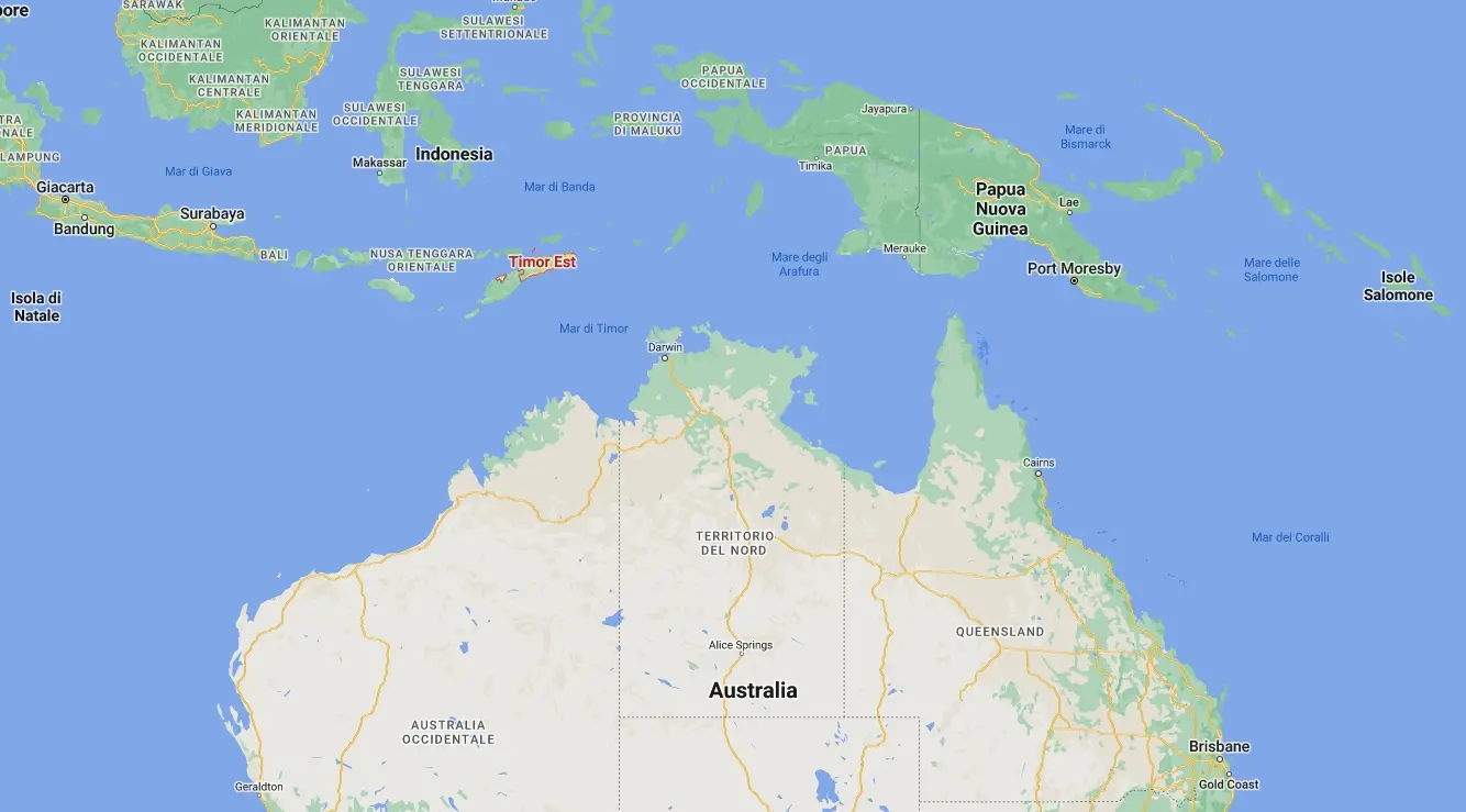 Terremoto oggi a Timor Est: allarme tsunami. Mappa