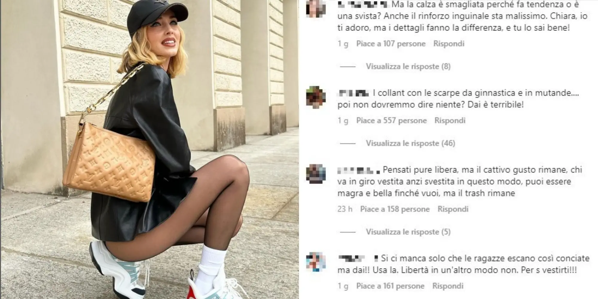 Chiara Ferragni in mutande a Milano, le polemiche: "Usa la libertà in un altro modo"