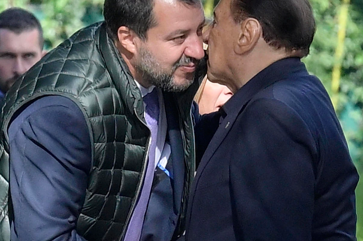 Silvio Berlusconi e Matteo Salvini