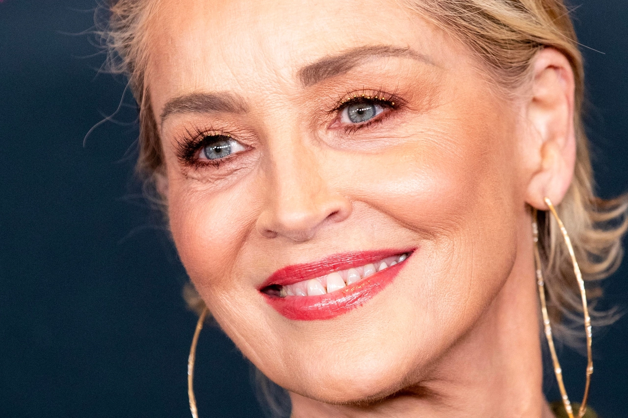 L'attrice Sharon Stone, 66 anni