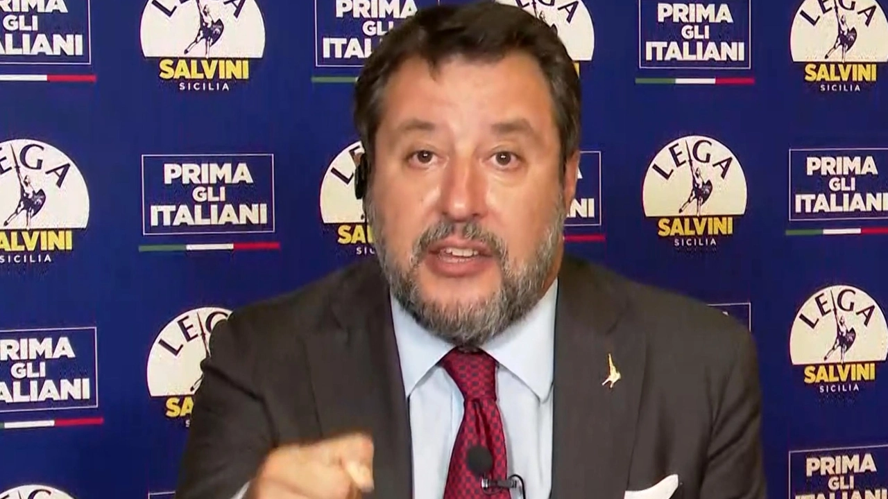 Matteo Salvini, segretario della Lega (Ansa)