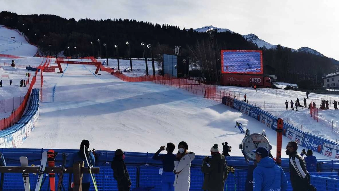 La pista Stelvio di Bormio (Ansa)