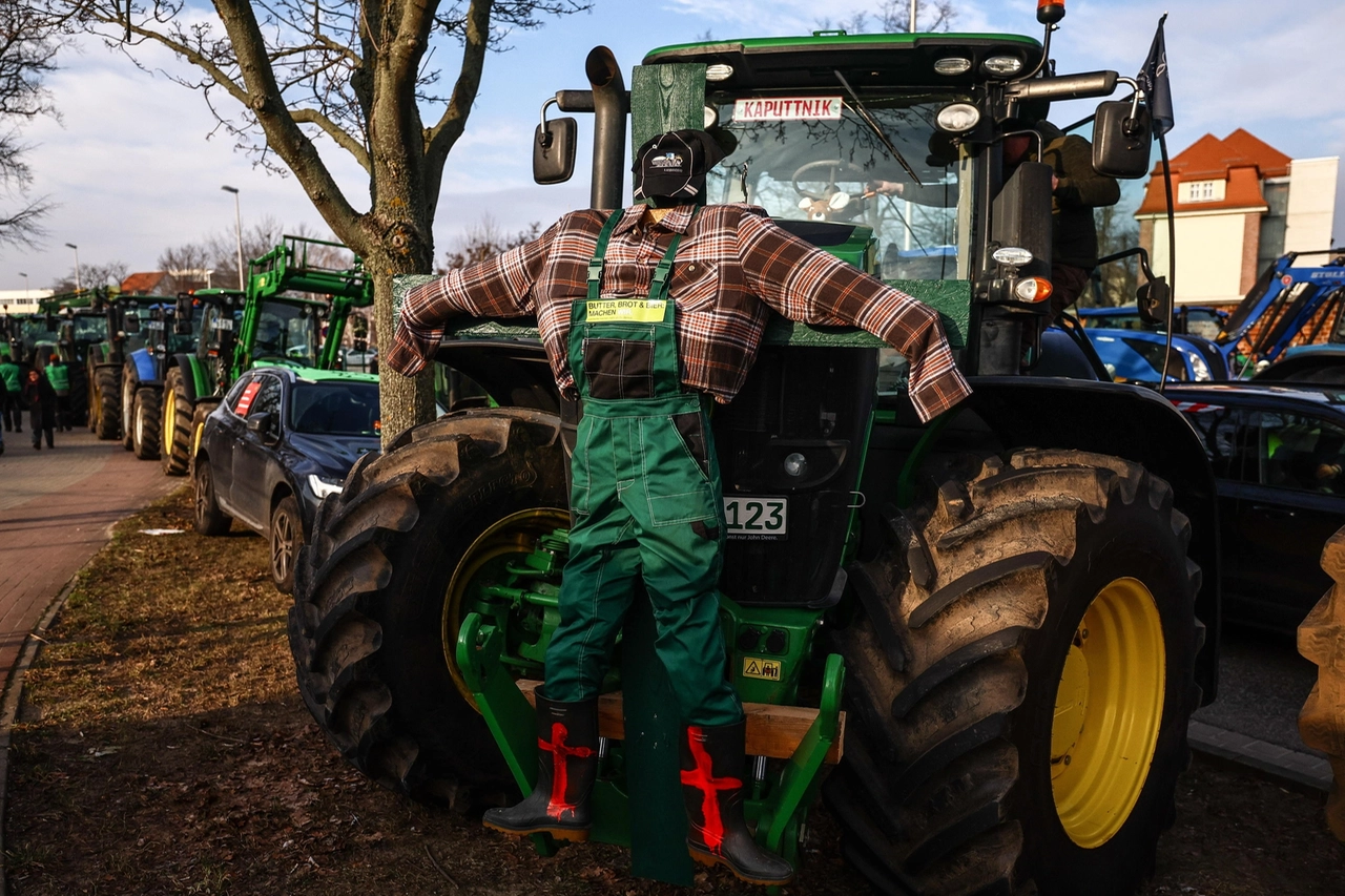 La protesta degli agricoltori tedeschi