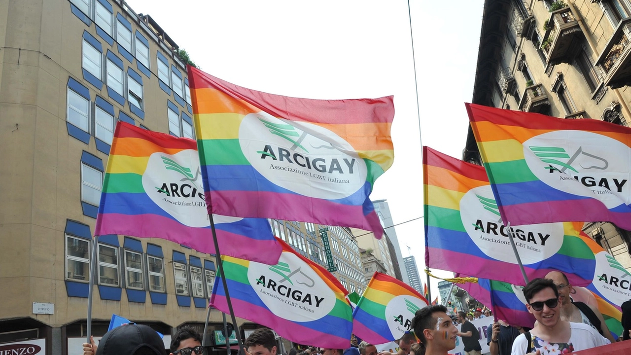 Una manifestazione dell'Arcigay 