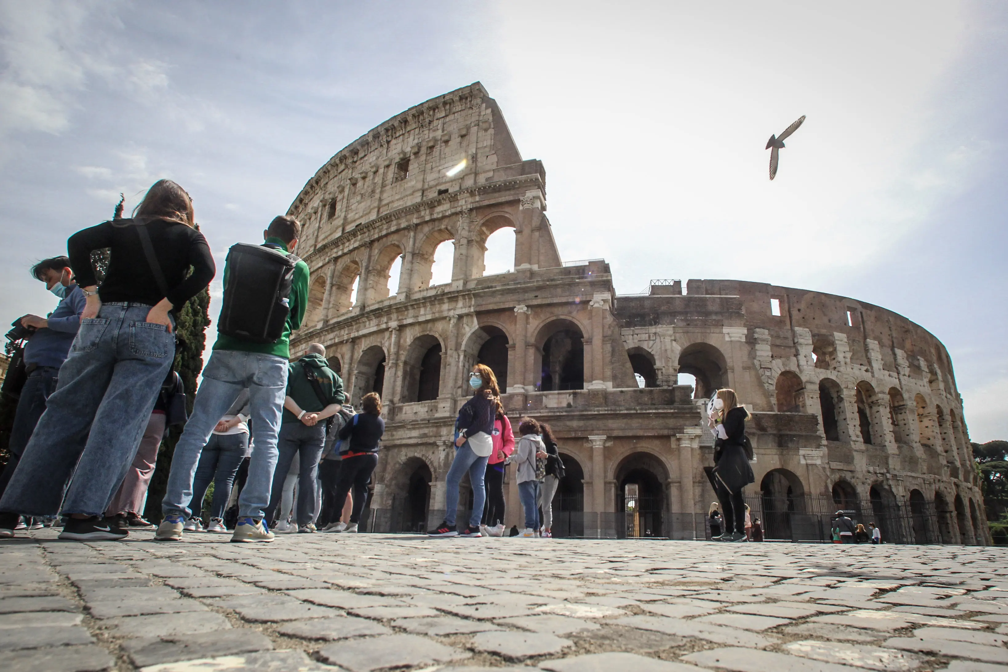 Colosseo, protesta dei lavoratori del servizio biglietteria: "Garantiteci il lavoro"