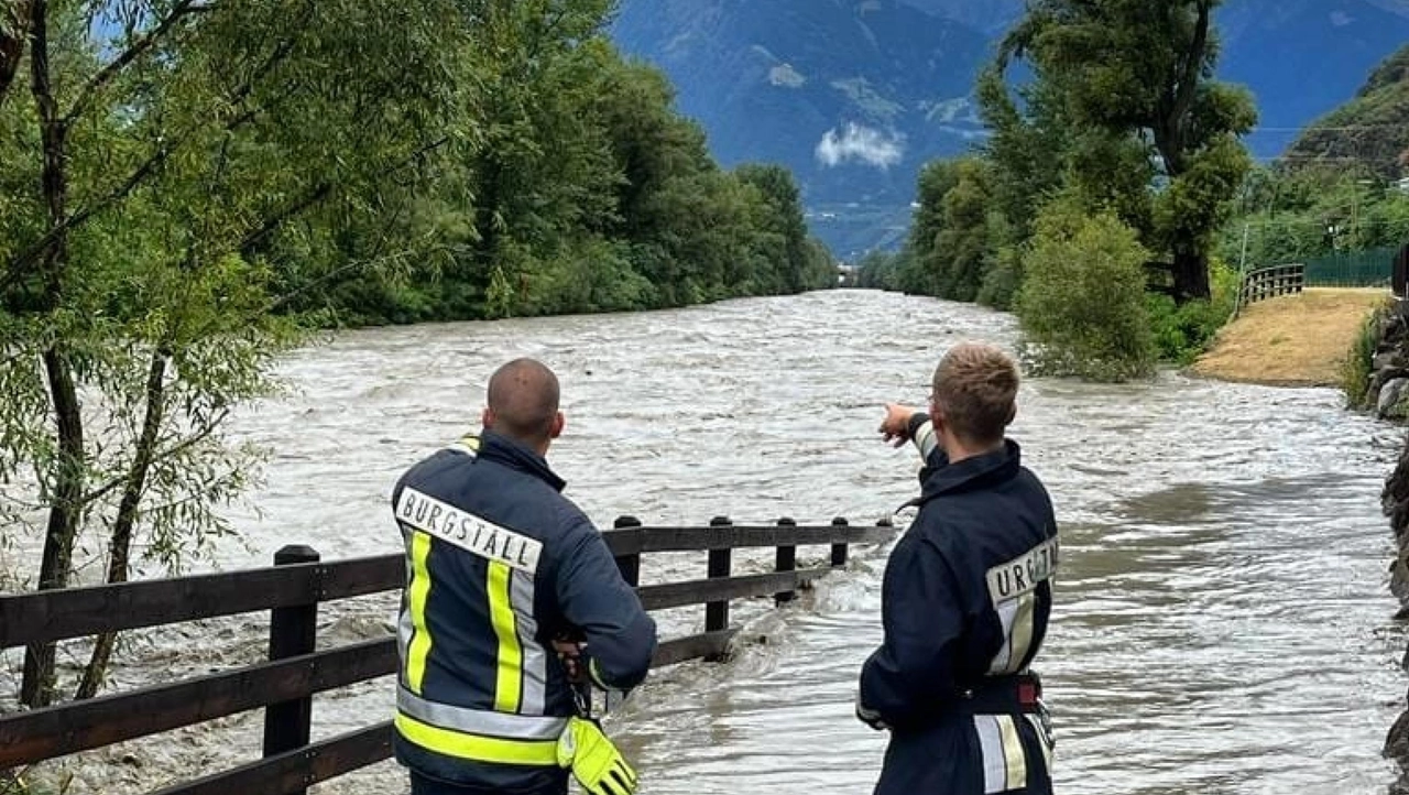 Il maltempo in Trentino Alto Adige (Ansa)