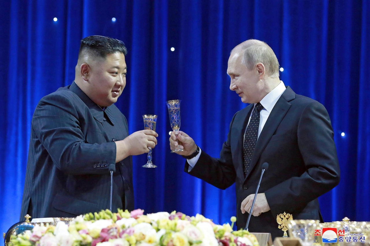 Kim Jong Un e Vladimir Putin