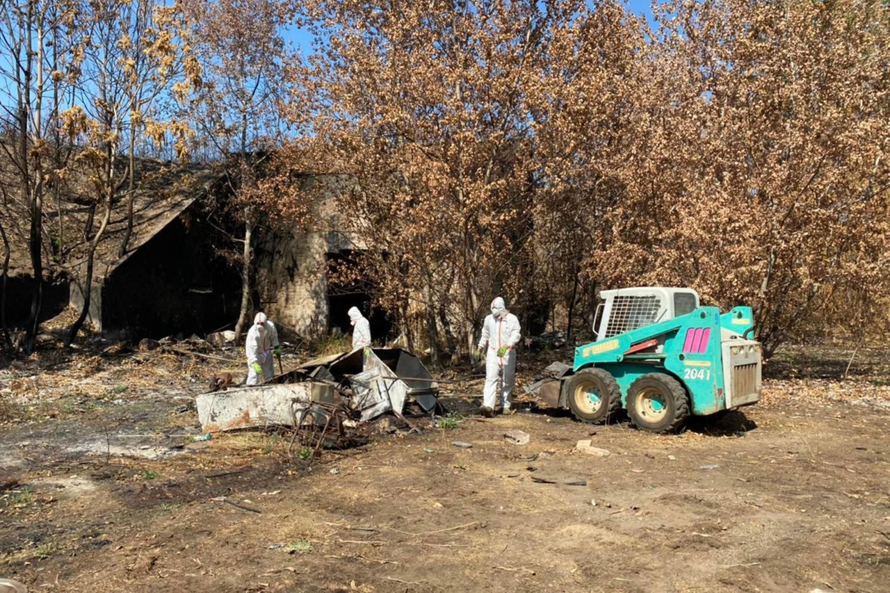 Bonifica al Parco di Centocelle colpita dal grave rogo del 9 luglio scorso