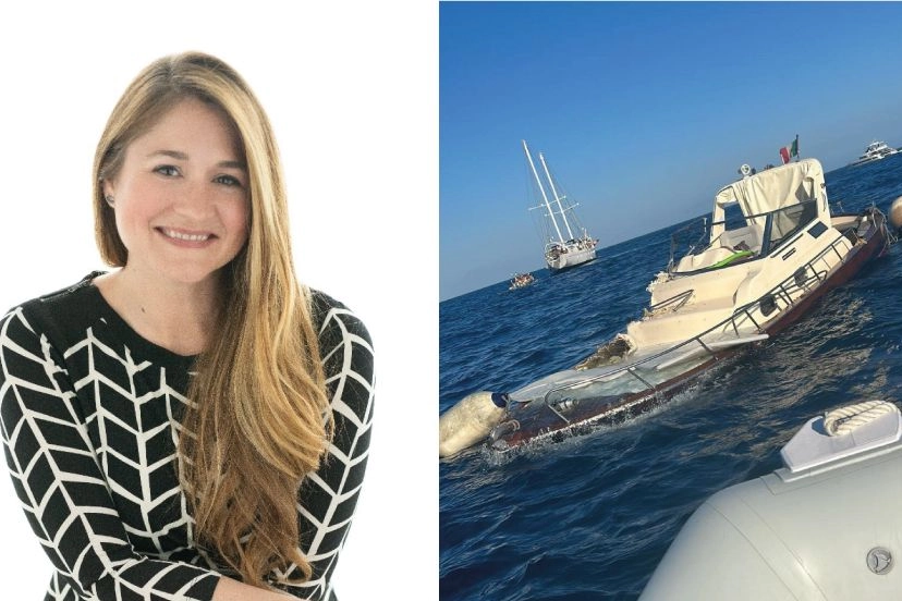 Adrienne Vaughan vittima dell'incidente tra imbarcazioni in Costiera Amalfitana