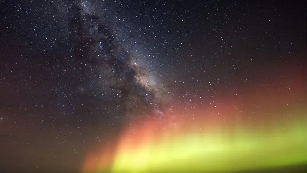 Le luci spettacolari dell'aurora australe