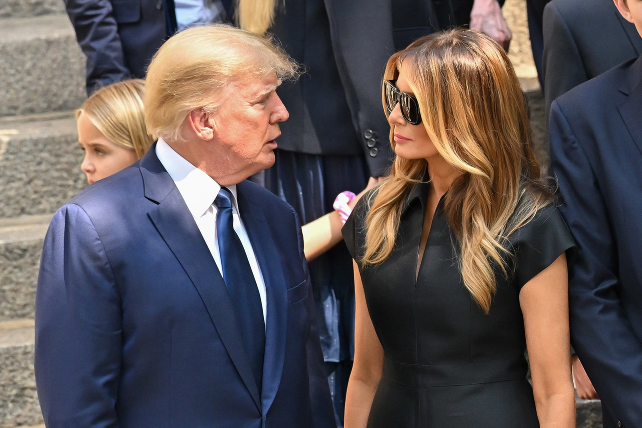 Donald Trump con la moglie Melania