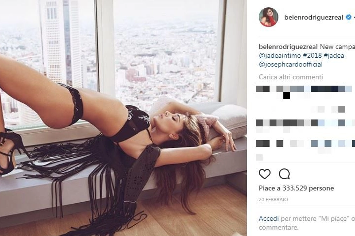 Belen Rodriguez, showgirl e fidanzata di Andrea Iannone 