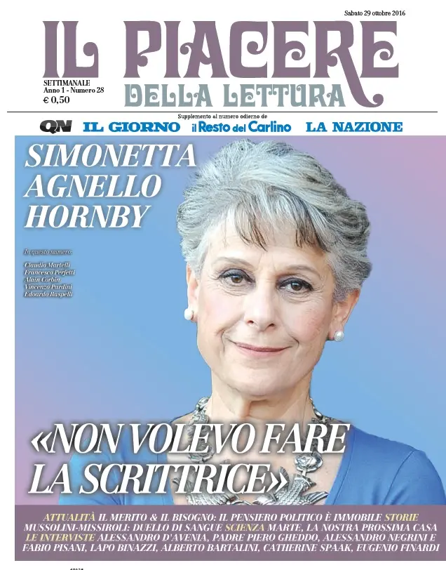 Il Piacere della lettura con Simonetta Agnello Hornby: "Non volevo fare la scrittrice"