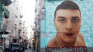 Napoli, il tar da il via libera alla rimozione del murale di Ugo Russo, il baby rapinatore